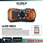 Ricoh WG-80 Digital Camera (Orange)